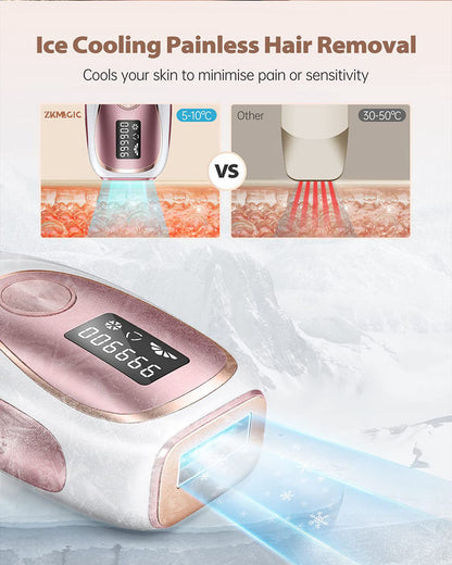 LYSMOSKI Ice Cool IPL Hair Removal Device